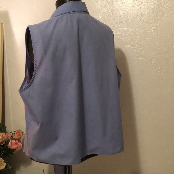 Fashion Bug Tie Front Sleeveless Top - Picture 3 of 8